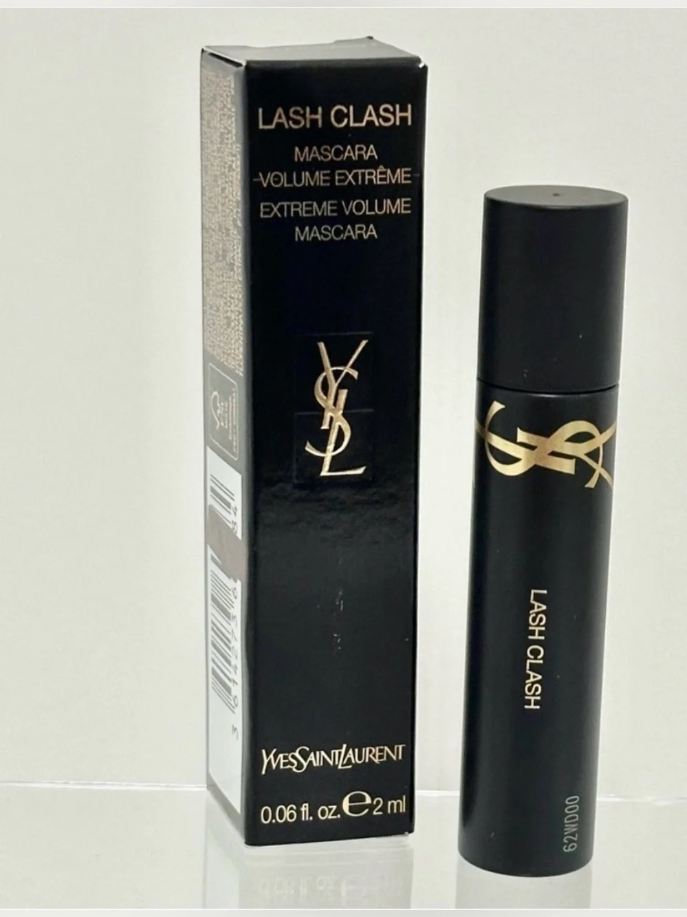 YSL Lash Clash Extreme Volume Mascara Shade 2 Uninhibited Brown NIB NWT